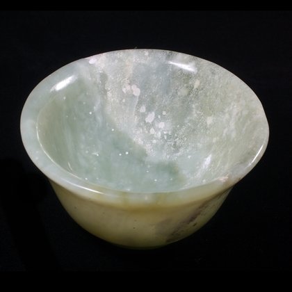 New Jade Gemstone Healing Oil Bowl ~95mm