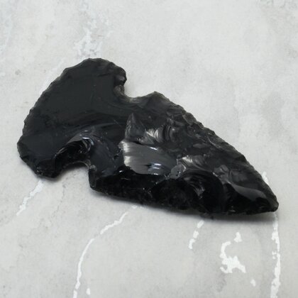 Obsidian Arrowhead ~65mm