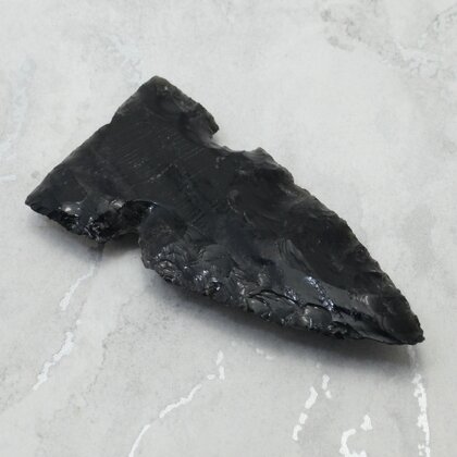 Obsidian Arrowhead ~68mm