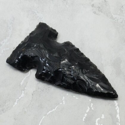 Obsidian Arrowhead ~69mm
