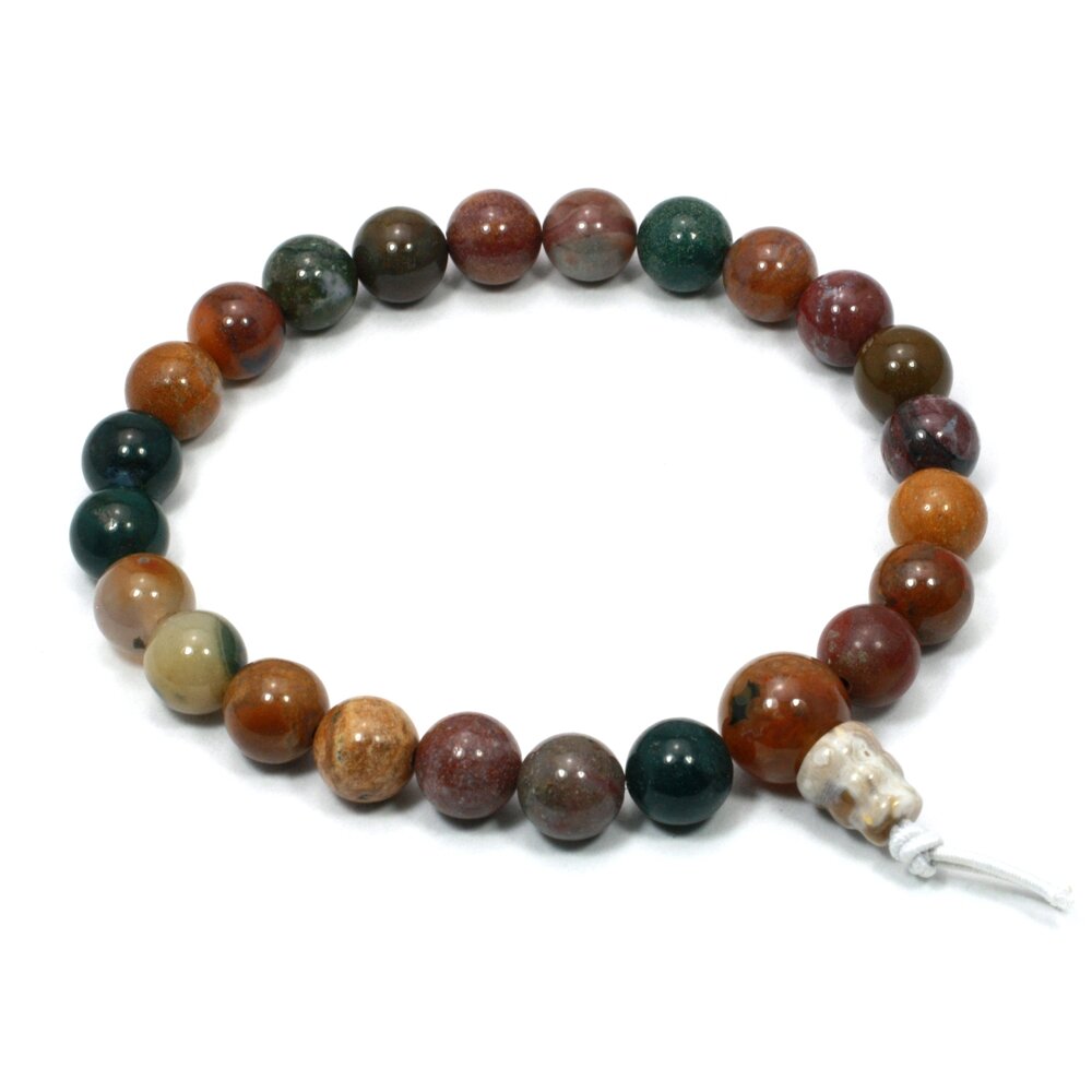 Ocean Jasper Power Bead Bracelet