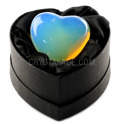Opalite Crystal Heart Gift Box