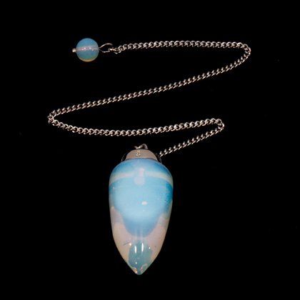 Opalite Long Drop Pendulum