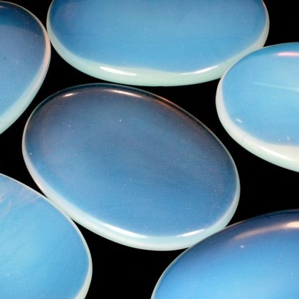 Opalite Palm Stone ~70x50mm