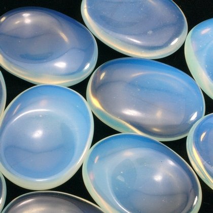 Opalite Thumb Stone ~40mm