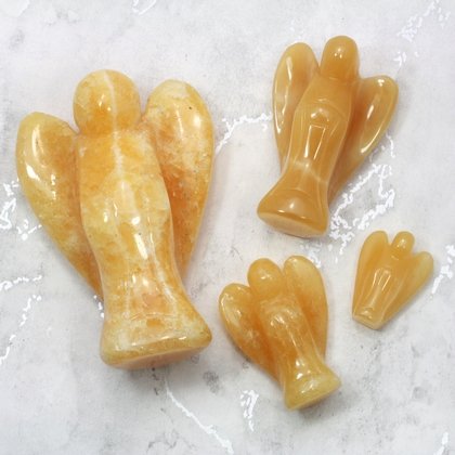 Orange Calcite Celestial Angel