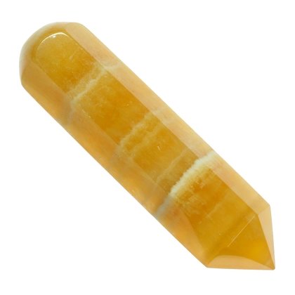 Orange Calcite Crystal Massage Wand (Extra Grade) ~75 x 20mm