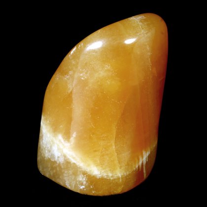 Orange Calcite Freeform Sculpture ~92mm