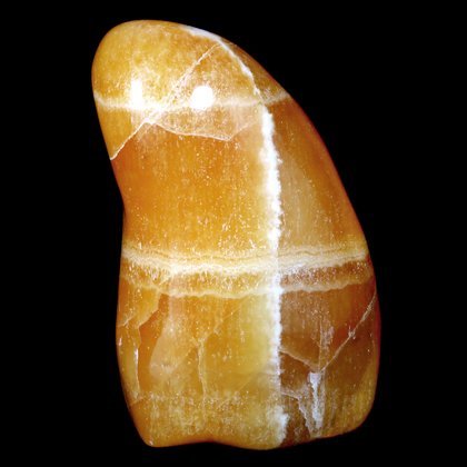 Orange Calcite Freeform Sculpture ~93mm