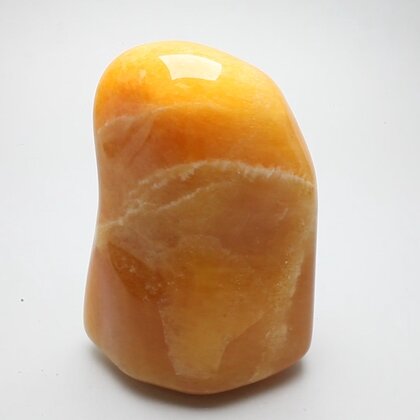 Orange Calcite Freeform Sculpture ~97mm