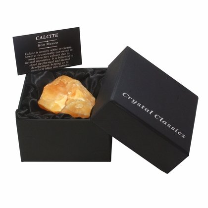 Orange Calcite Gift Box - Small