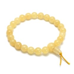 Orange Calcite Power Bead Bracelet