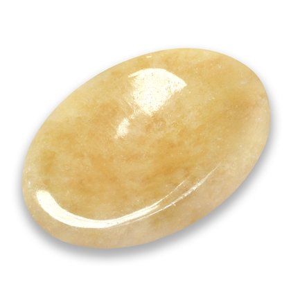 Orange Calcite Thumb Stone
