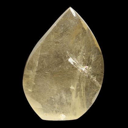 AMAZING Pale Citrine Flame Shaped Polished Point ~10.5 x 7cm