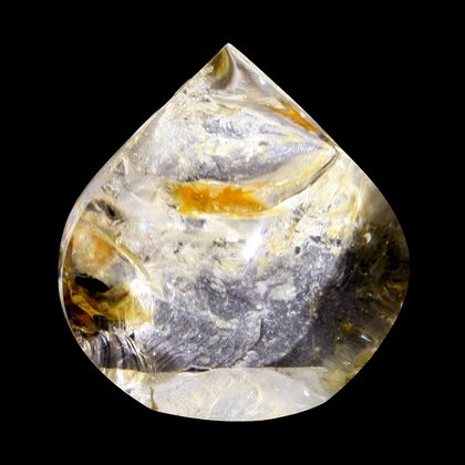 AMAZING Pale Citrine Flame Shaped Polished Point ~7.5 x 7cm