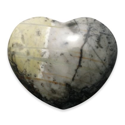 Picasso Jasper Crystal Heart ~45mm