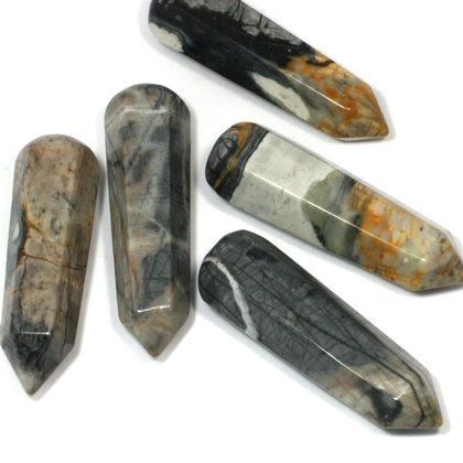 Picasso Jasper Crystal Massage Wand ~70mm