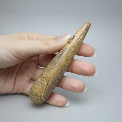 Picture Jasper Crystal Massage Wand ~100mm