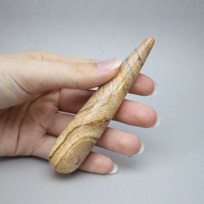 Picture Jasper Crystal Massage Wand ~99mm