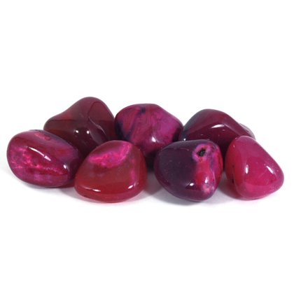 Pink Agate Tumble Stone (25-30mm)