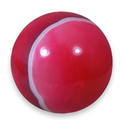 Pink Banded Agate Crystal Sphere ~5cm