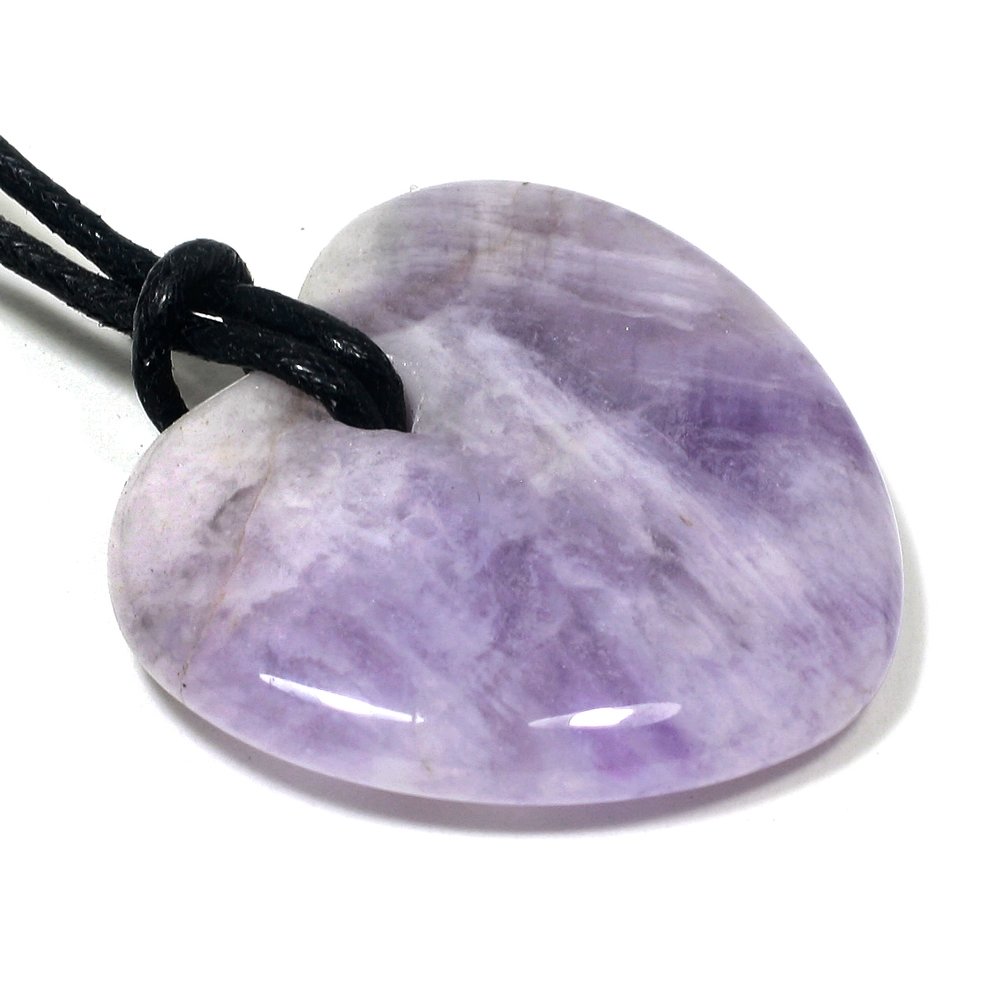 Pisces Birthstone Necklace Amethyst Heart