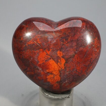 Poppy Jasper Crystal Heart ~46mm