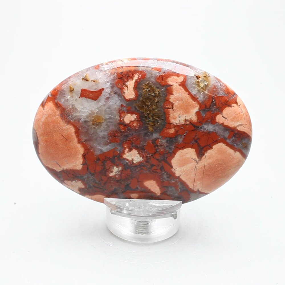Poppy Jasper Palm Stones
