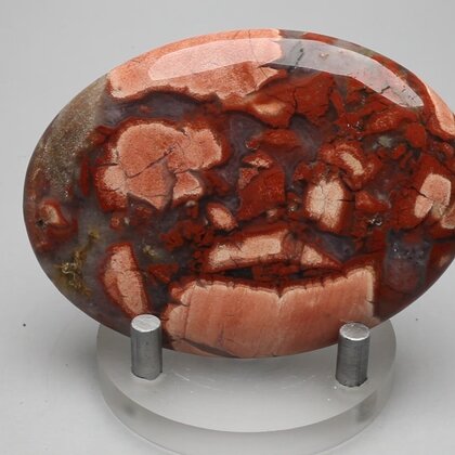Poppy Jasper Palmstone (Extra Grade)  ~70x50mm