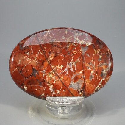 Poppy Jasper Palmstone (Extra Grade)  ~70x50mm