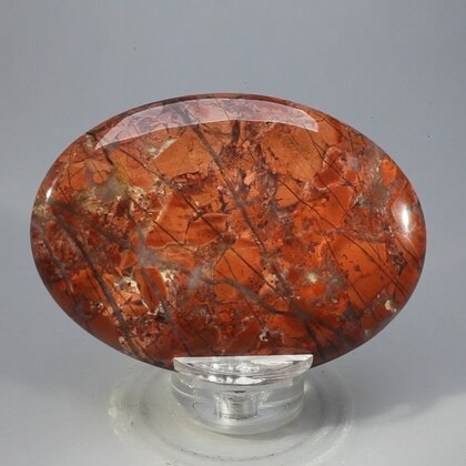 Poppy Jasper Palmstone (Extra Grade)  ~70x50mm