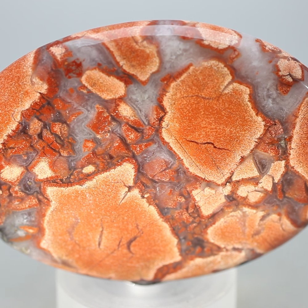 Poppy Jasper Palm Stones