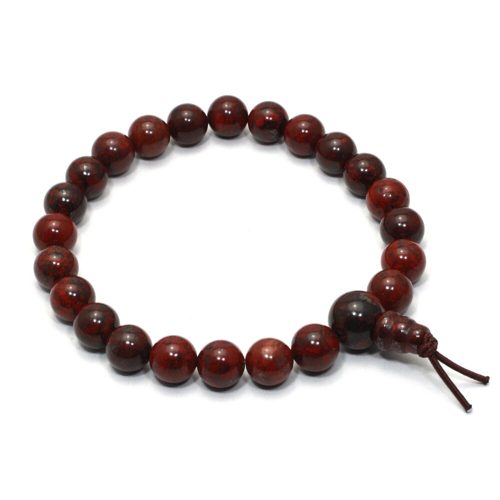 Poppy Jasper Power Bead Bracelet