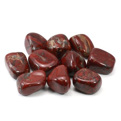 Poppy Jasper Tumble Stone  (20-25mm)