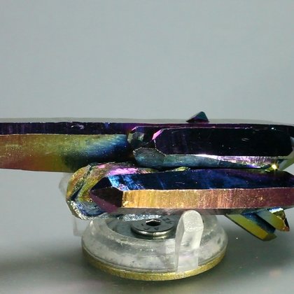 POPULAR Rainbow Aura Quartz Healing Crystal ~85mm