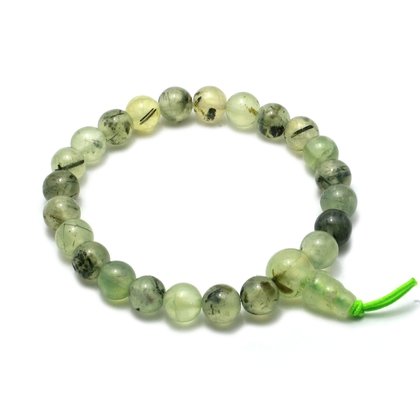 Prehnite & Epidote Power Bead Bracelet