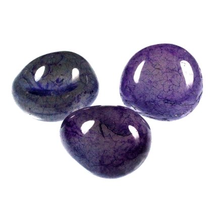 Purple Agate Tumble Stones (30-40mm)