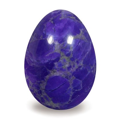 Purple Howlite Crystal Egg ~48mm