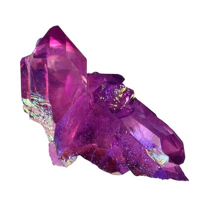 Purple Ultra Aura Quartz Healing Crystal ~36mm