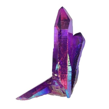 Purple Ultra Aura Quartz Healing Crystal ~38mm