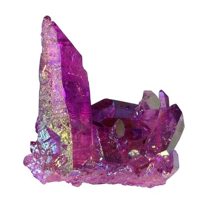 Purple Ultra Aura Quartz Healing Crystal ~40mm
