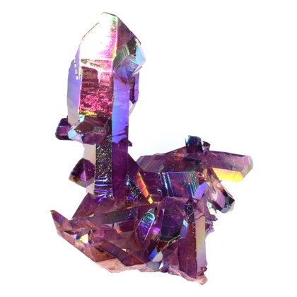 Purple 'Ultra Aura' Quartz Healing Crystal ~50mm