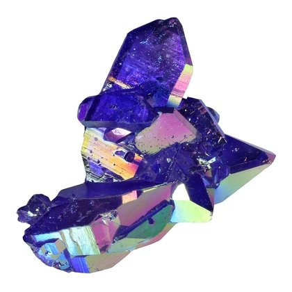Purple Ultra Aura Quartz Healing Crystal ~50mm
