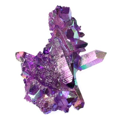 Purple Ultra Aura Quartz Healing Crystal ~55mm