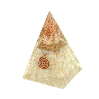 Quartz & Copper Quartz Orgonite ~100mm