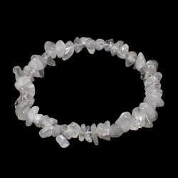 Quartz Gemstone Chip Bracelet