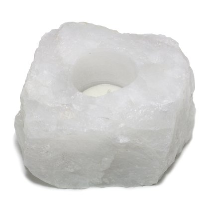 Quartz Tealight Candle Holder