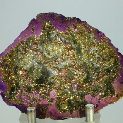 Rainbow Aura Quartz Crystal Geode ~78mm