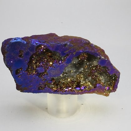 Rainbow Aura Quartz Geode ~73mm