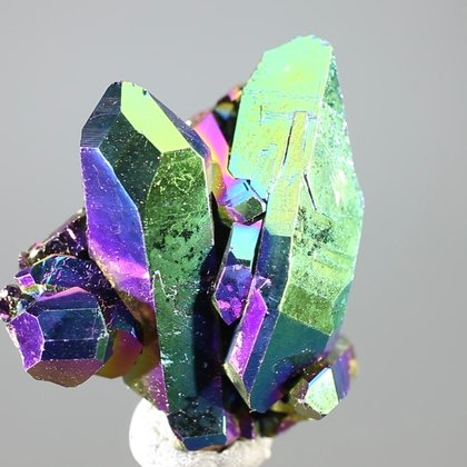 Rainbow Aura Quartz Healing Crystal ~35mm